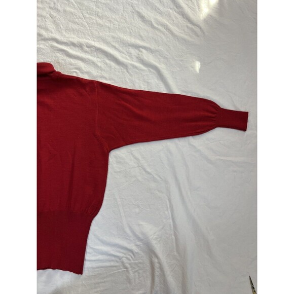 VTG Bogner Turtleneck Sweater 80's Ski Sporty Base Layer | Red | Womens Medium - Picture 12 of 16